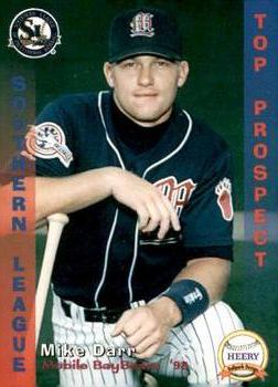 1998 Grandstand Southern League Top Prospects #26 Mike Darr Front