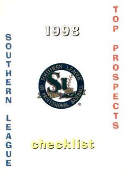 1998 Grandstand Southern League Top Prospects #31 Title Card CL Front