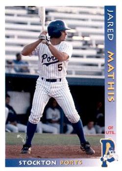 1998 Grandstand Stockton Ports Update #NNO Jared Mathis Front