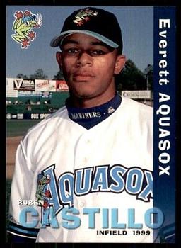 1999 Grandstand Everett AquaSox #NNO Ruben Castillo Front