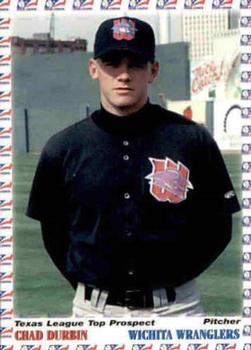 1999 Grandstand Texas League Top Prospects #NNO Chad Durbin Front