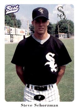 1996 Best Bristol White Sox #28 Steve Schorzman Front