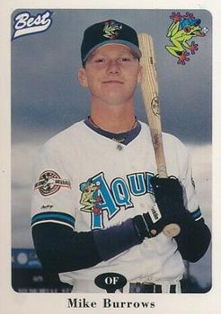 1996 Best Everett AquaSox #5 Mike Burrows Front