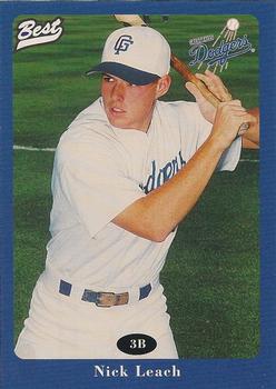 1996 Best Great Falls Dodgers #18 Nick Leach Front