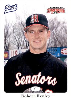 1996 Best Harrisburg Senators #15 Robert Henley Front