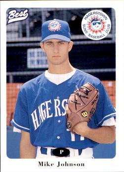 1996 Best Hagerstown Suns #10 Mike Johnson Front