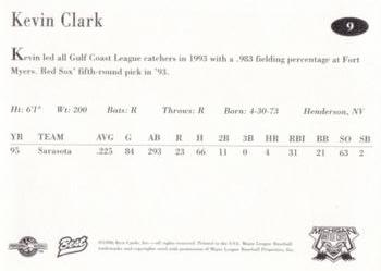 1996 Best Michigan Battle Cats #9 Kevin Clark Back
