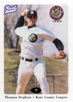 1996 Best Midwest League All-Stars #34 Shannon Stephens Front