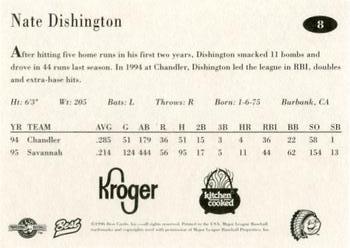 1996 Best Peoria Chiefs #8 Nate Dishington Back