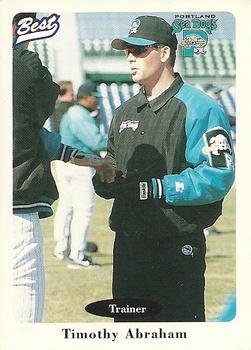 1996 Best Portland Sea Dogs #4 Timothy Abraham Front