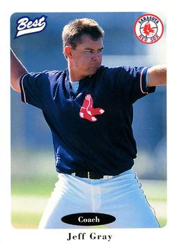 1996 Best Sarasota Red Sox #2 Jeff Gray Front