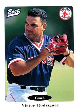 1996 Best Sarasota Red Sox #3 Victor Rodriguez Front
