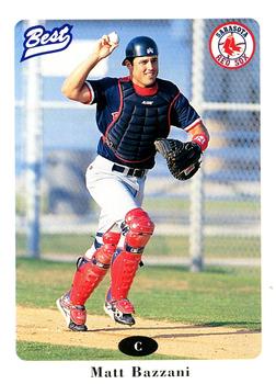 1996 Best Sarasota Red Sox #7 Matt Bazzani Front