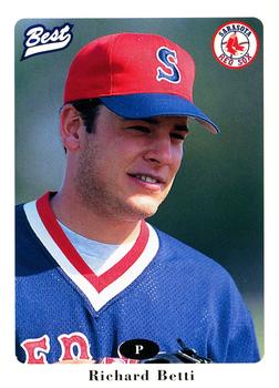 1996 Best Sarasota Red Sox #8 Richard Betti Front