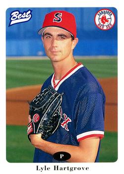 1996 Best Sarasota Red Sox #19 Lyle Hartgrove Front