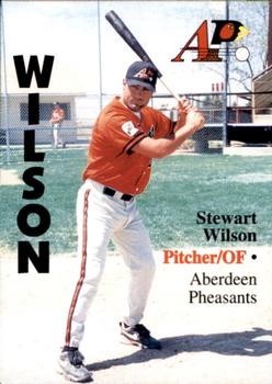 1996 Aberdeen Pheasants #6 Stewart Wilson Front