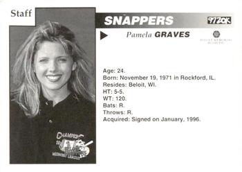 1996 Beloit Snappers #NNO Pamela Graves Back