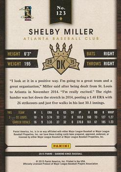 2015 Panini Diamond Kings #123 Shelby Miller Back