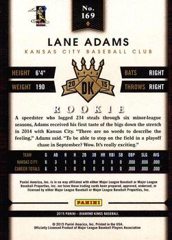 2015 Panini Diamond Kings #169 Lane Adams Back