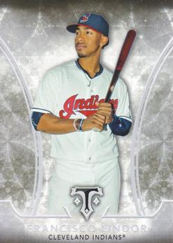 2015 Topps Triple Threads #15 Francisco Lindor Front