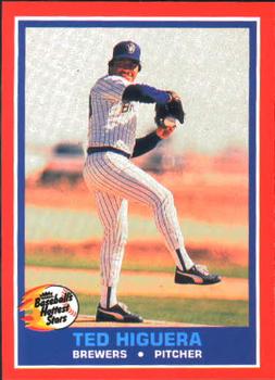 1987 Fleer Baseball's Hottest Stars #22 Ted Higuera Front