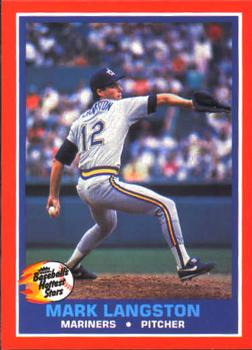 1987 Fleer Baseball's Hottest Stars #26 Mark Langston Front