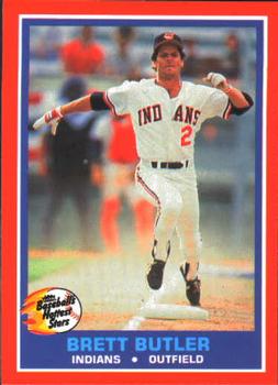 1987 Fleer Baseball's Hottest Stars #8 Brett Butler Front
