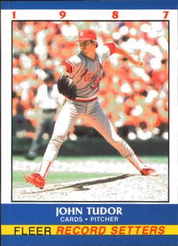 1987 Fleer Record Setters #39 John Tudor Front