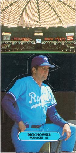 1987 Donruss All-Stars - Pop-Ups #NNO Dick Howser Front