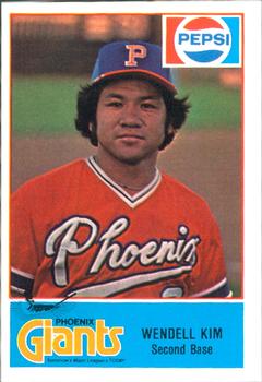 1978 Cramer Phoenix Giants #98 Wendell Kim Front