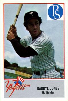 1978 Cramer Tacoma Yankees #24 Darryl Jones Front