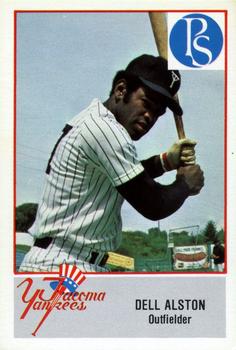 1978 Cramer Tacoma Yankees #68 Dell Alston Front