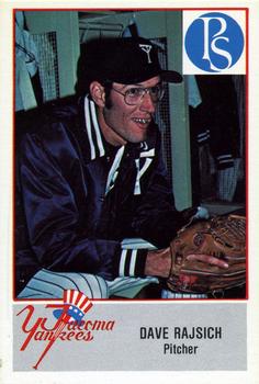 1978 Cramer Tacoma Yankees #73 Dave Rajsich Front