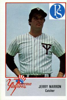 1978 Cramer Tacoma Yankees #54 Jerry Narron Front