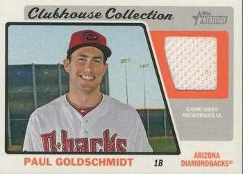 2015 Topps Heritage - Clubhouse Collection Relics #CCR-PG Paul Goldschmidt Front
