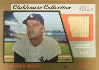 2015 Topps Heritage - Clubhouse Collection Relics Gold #CCR-RM Roger Maris Front