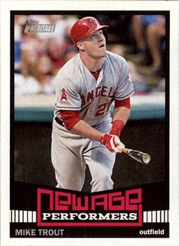 2015 Topps Heritage - New Age Performers #NAP-5 Mike Trout Front