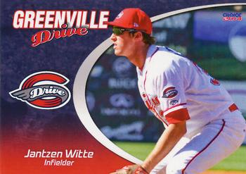 2014 Choice Greenville Drive #22 Jantzen Witte Front
