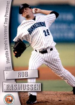 2011 Grandstand Florida State League Top Prospects #NNO Rob Rasmussen Front