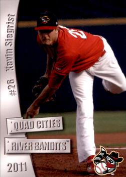 2011 Grandstand Quad Cities River Bandits #NNO Kevin Siegrist Front