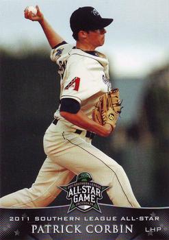 2011 Grandstand Southern League All-Stars South Division #NNO Patrick Corbin Front