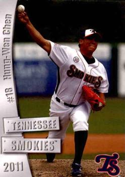 2011 Grandstand Tennessee Smokies #NNO Hung-wen Chen Front