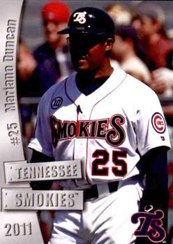 2011 Grandstand Tennessee Smokies #NNO Mariano Duncan Front