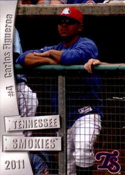 2011 Grandstand Tennessee Smokies #NNO Carlos Figueroa Front