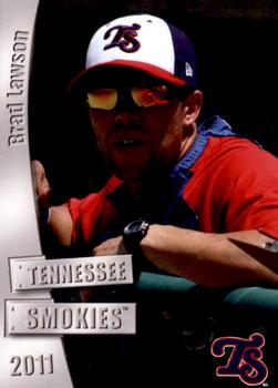 2011 Grandstand Tennessee Smokies #NNO Brad Lawson Front