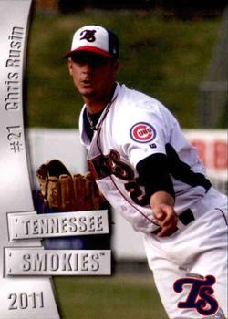 2011 Grandstand Tennessee Smokies #NNO Chris Rusin Front