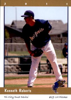2011 Grandstand Tri-City Dust Devils #NNO Kenneth Roberts Front