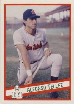 1992 Liga Mexicana de Beisbol #20 Alonso Tellez Front