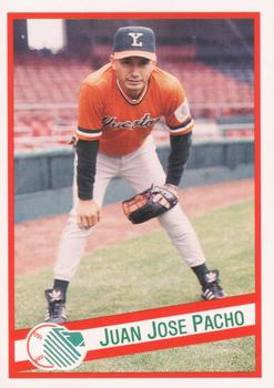 1992 Liga Mexicana de Beisbol #119 Juan Jose Pacho Front