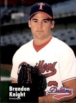 1998 Tulsa Drillers #21 Brandon Knight Front